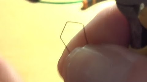 Making an emergency SM32 over centre spring