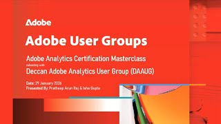 Adobe Certification Masterclass Series : Adobe Customer Journey Analytics Business Practitioner