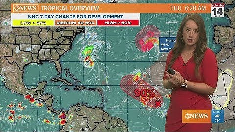 TROPICAL UPDATE: Hurricane Lee, Hurricane Margot and a high chance for Nigel to develop over the nex
