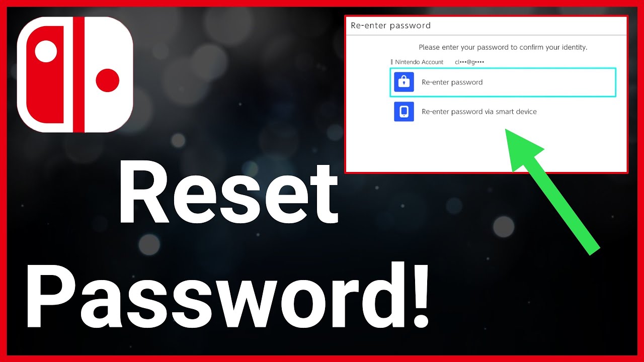 tråd Grænseværdi Svømmepøl How To Reset Forgotten Password On Nintendo Switch - YouTube