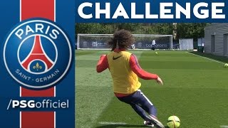 CHALLENGE GOLDEN BARRE with DAVID LUIZ - KEVIN TRAPP - EDINSON CAVANI - NICOLAS DOUCHEZ