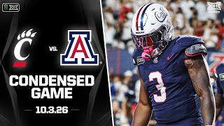 Cincinnati vs. Arizona Condensed Game | 2026 Monster Energy Big 12 Football
