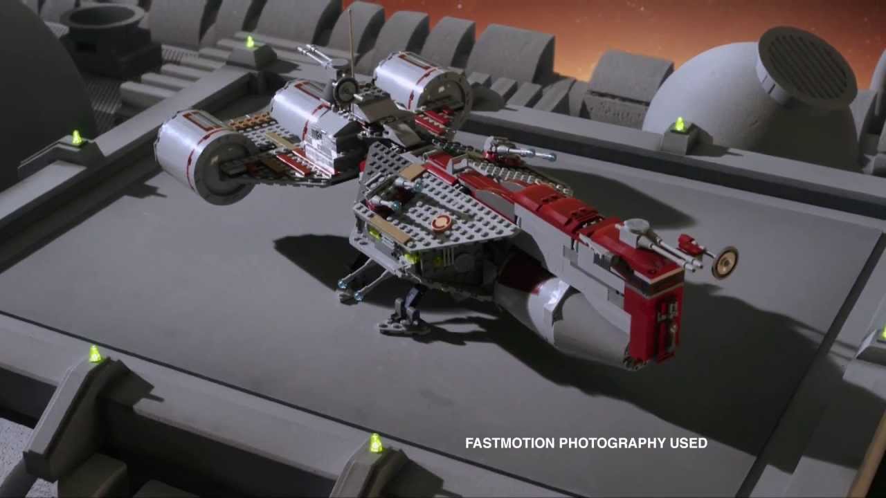 LEGO Star Wars - Republic Frigate vs. Geonosian Starfighter rebels logo