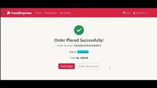 FoodExpress – Full Stack Food Delivery Web App | Flask + MySQL (Python Internship Project)