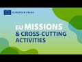 Eu missions  crosscutting activities 100 climateneutral and smart cities by 2030 mission