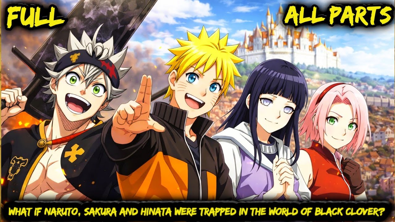 WHAT IF Naruto, Sakura and Hinata Were Trapped in the World of Black Clover?! | Movie