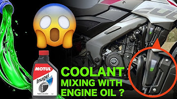 NS 200 Water Pump Oil Seal Replacement | NS 200 Coolant Mixing In Engine Oil