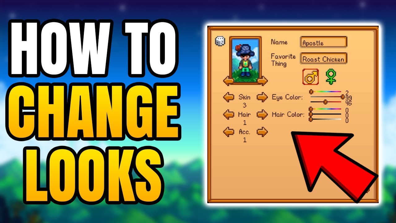 Stardew Valley - How To Change Your Appearance | How To Use The Shrine Of Illusions