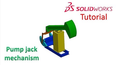 Solidworks Tutorial / How to make a Pump jack mechanism ?
