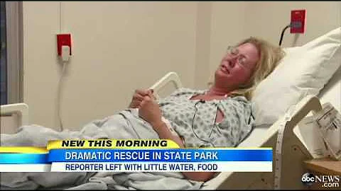 DRAMATIC RESCUE in State Park VIDEO Reporter Cathy...