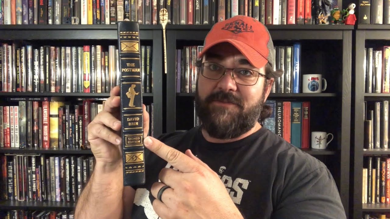 THE POSTMAN Signed Edition Easton Press Book Unboxing David Brin Post Apocalyptic
