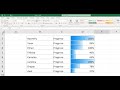 Crear una barra de progreso en excel en 1 minuto facil y rapido.
