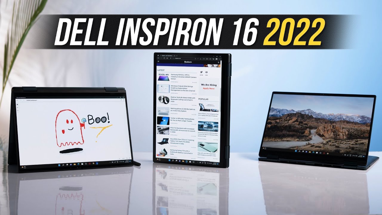 Dell Inspiron 16 2-in-1 (2022): 4K OLED + 12th Gen Core i7!