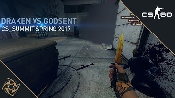 NiP draken - AWP Clutch vs GODSENT (cs_summit Spring 2017)