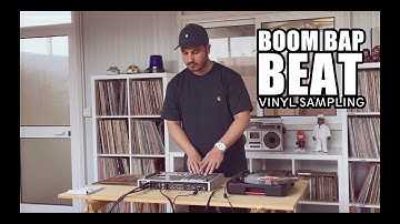 BOOM BAP BEAT - Vinyl sampling with Akai Mpc Live II Retro