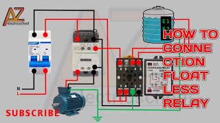 FOLATLESS RELAY | Water pump auto connection | electrical | @azelectricschool