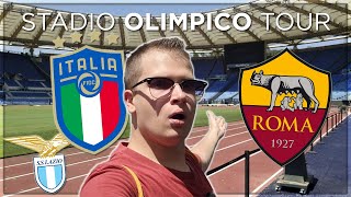 TOUR COMPLETO STADIO OLIMPICO DI ROMA!