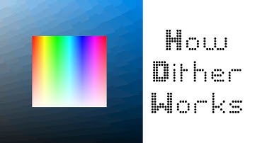 What Is Image Dithering for GIFs? | Floyd-Steinberg | Tech in Two Ep3