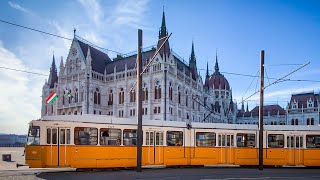 Трамваи в Будапеште, Венгрия 🇭🇺 | BKK | 2023 год