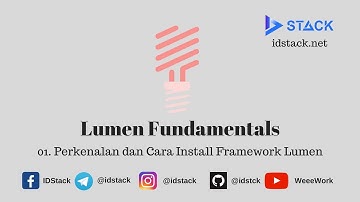 Lumen Framework API Tutorial - 01 Perkenalan dan Cara Install Laravel Lumen Framework