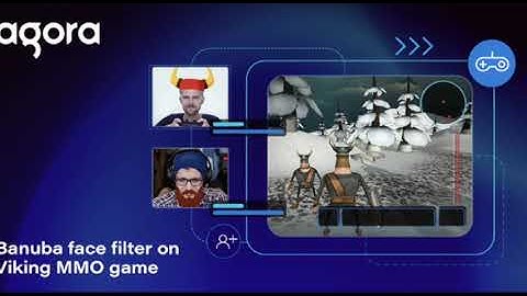 Unity Vikings Game Demo as MMO! with video chat! And face filter!