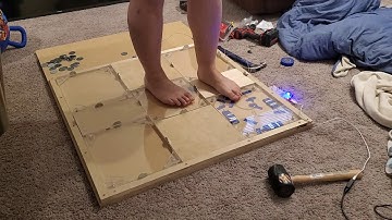 DIY pump it up Testing Velostat Sensor Panel