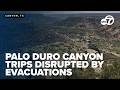 Evacuation disrupted trips as wildfires threatened Palo Duro Canyon during extreme drought