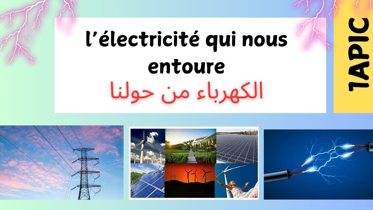 l'électricité autour de nous 1 année collège شرح درس الكهرباء من حولنا الأولى إعدادي فيزياء