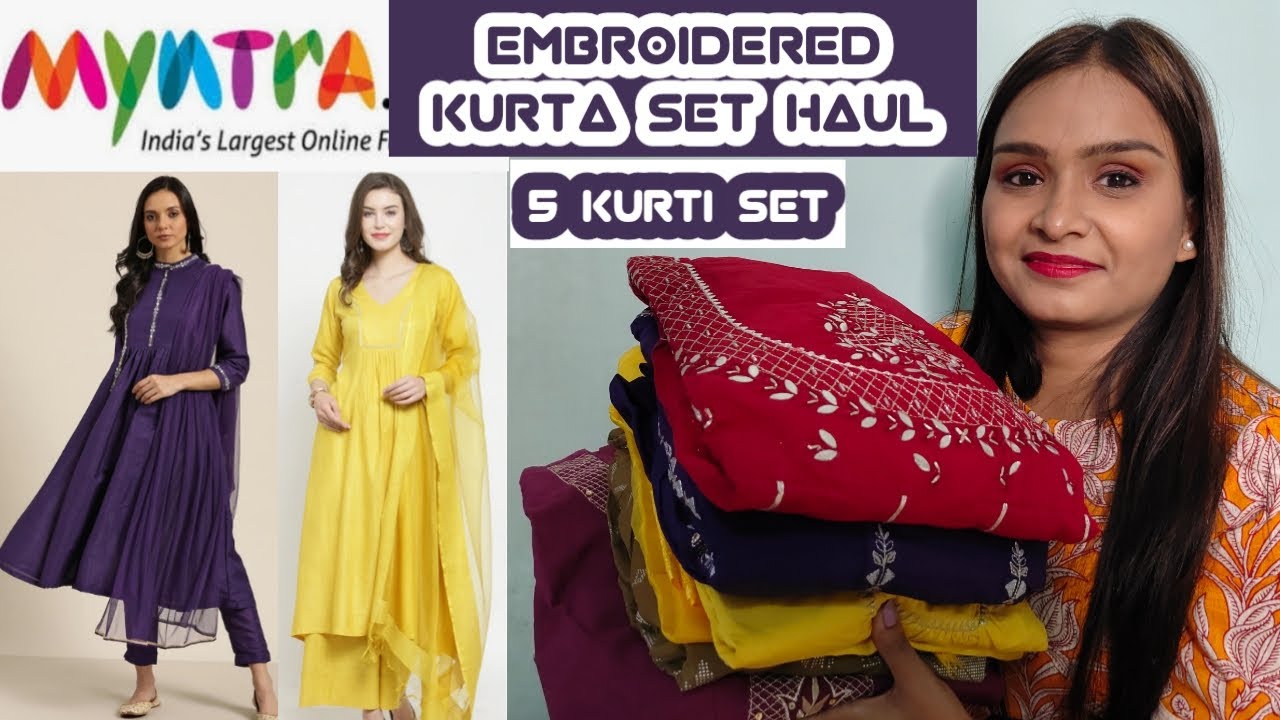 White Floral Kurti Set | Buy cape set Indian online | Kalpané
