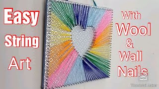 String Art/how to make string art heart