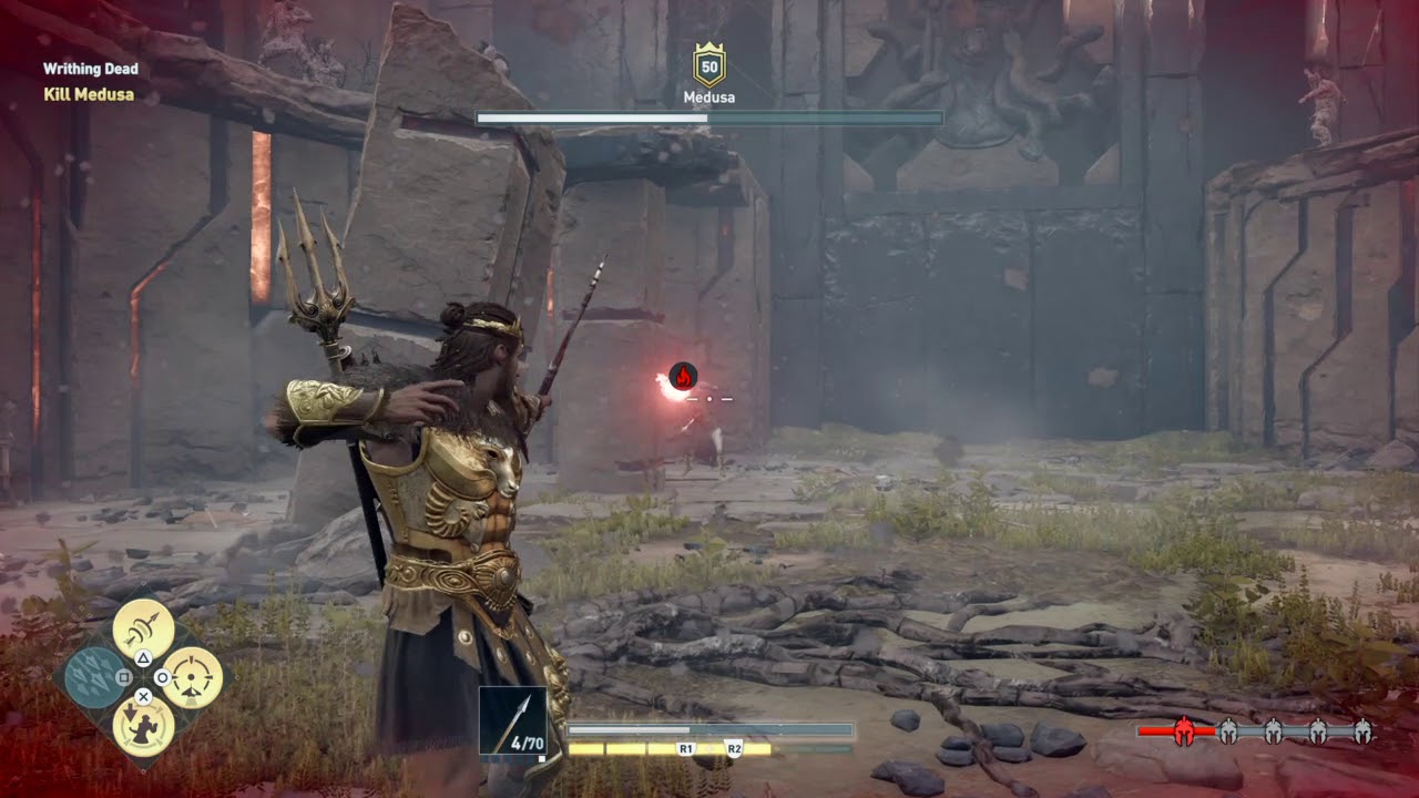 Assassin's Creed Odyssey Walkthrough Gameplay Part 96 Medusa Boss