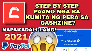 PAANO NGA BA GAMITIN SI CASHZINE? KUMITA NG PERA | TUTORIAL - Step by Step (2023) LEGIT NA LEGIT!! screenshot 3