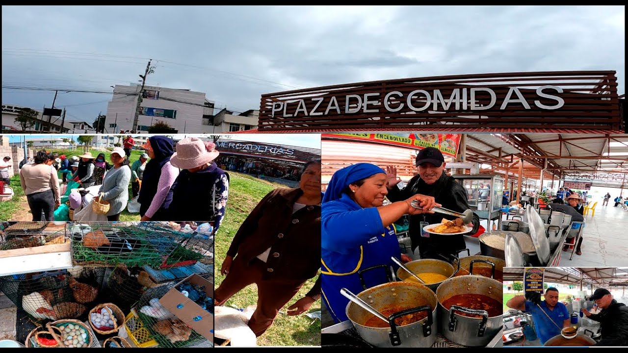 PROBANDO  COMIDA  EN EL MERCADO SAN SEBASTIAN  DE SANGOLQUI  Y MUCHO MAS