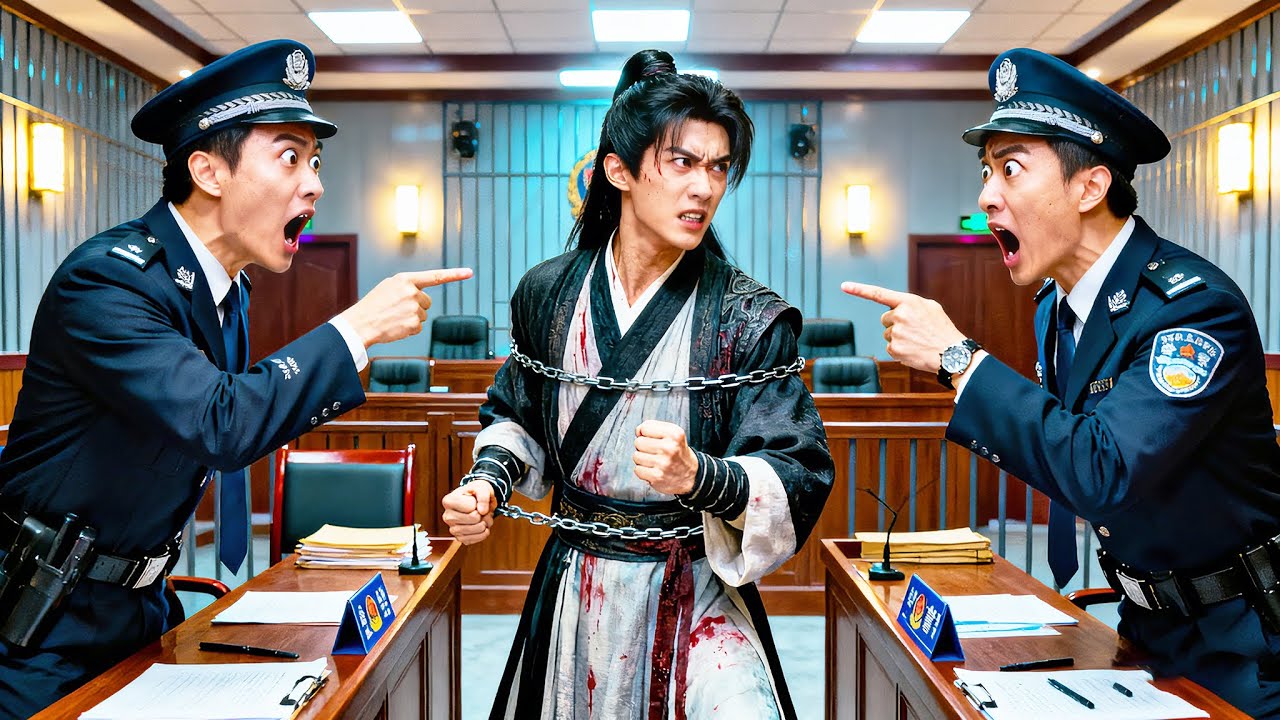 A man from 600 years ago arrives in modern times—only to be taken away by the police?