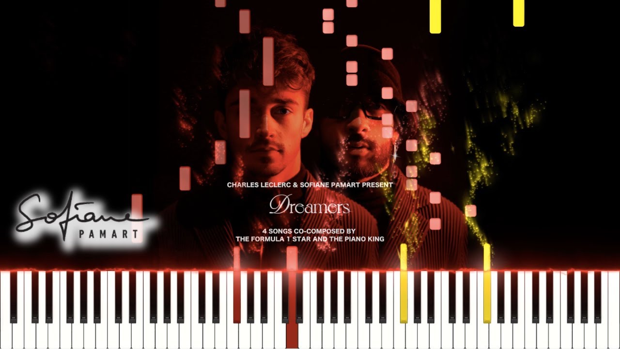 THE DREAM CONTINUES - SOFIANE PAMART & CHARLES LECLERC | Sheet Music + Piano Tutorial
