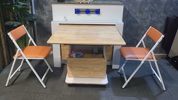 Bàn ăn thông minh ,bàn ăn gấp gọn , bộ bàn ghế ăn gấp gọn thông minh