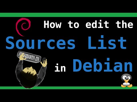 How to edit the sources.list in Debian - Linux Configuration for Beginners - Terminal Command Line