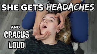 THIS is Where Your Headaches are Coming From... || Full Treatment + CRACKS with Dr. Tyler