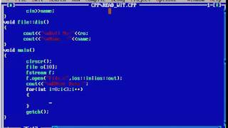 Read And Write Class Object In CPP Tamil