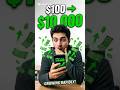 Turn $100 into $10,000: Easy Stock Market Trick. USA #shorts