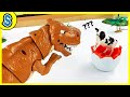 Trex Hatch Baby Cow Egg | Skyheart's dinosaur toys for kids jurassic world raptors toys playmobil