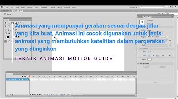 Teknik Animasi Masking & Motion Guide