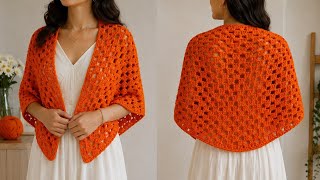 💖 Stop Scrolling! This Crochet Shawl Will Inspire Your Next