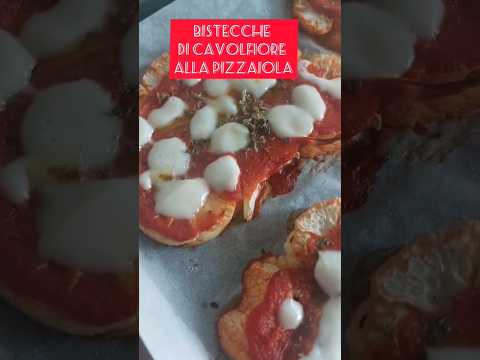 BISTECCHE DI CAVOLFIORE ALLA PIZZAIOLA super sfiziose