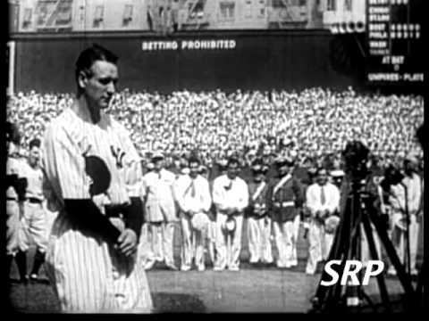 Lou Gehrig's Farewell to Baseball Address