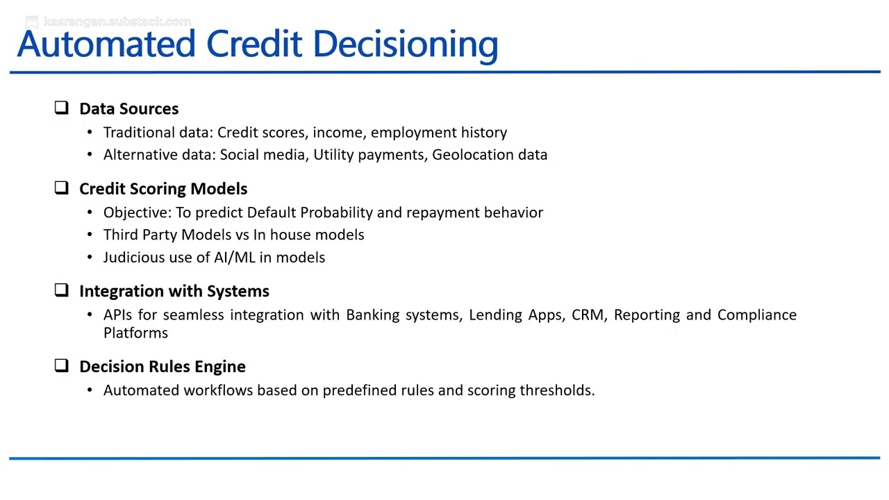 Automated Credit Decisioning in Digital Lending