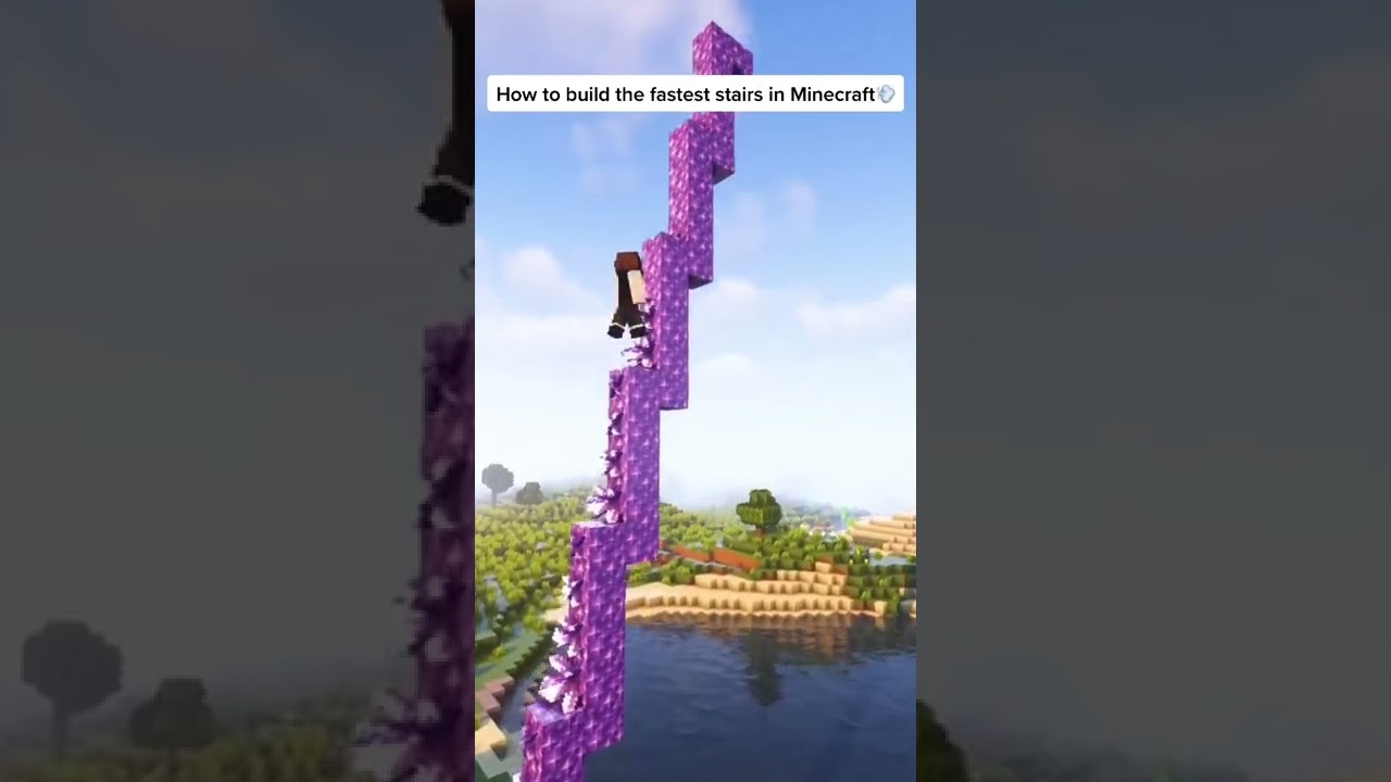 Minecraft: FASTEST Stairs in Minecraft | 