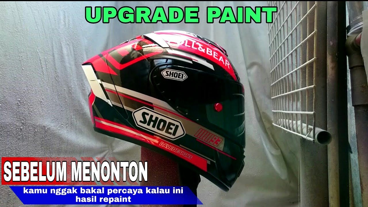ink cl max repaint shoei x14 Airbrush helm polos jadi bermotif ; ORIGINAL SHOEI HELMET