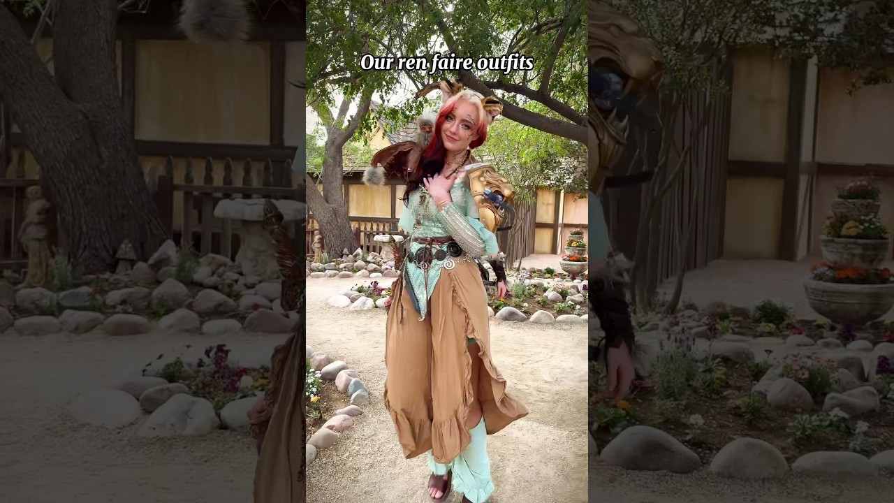 What we wore to the AZ Ren Fest 🏰 ⁠@prototype_fox @Dajackies @halcybella @Athena_grimes