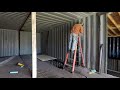 12102020 Blueberry Hill -  Container house - concrete prep work, structure, rebar and more